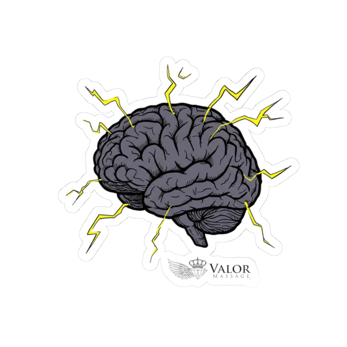Electric Brain Sticker